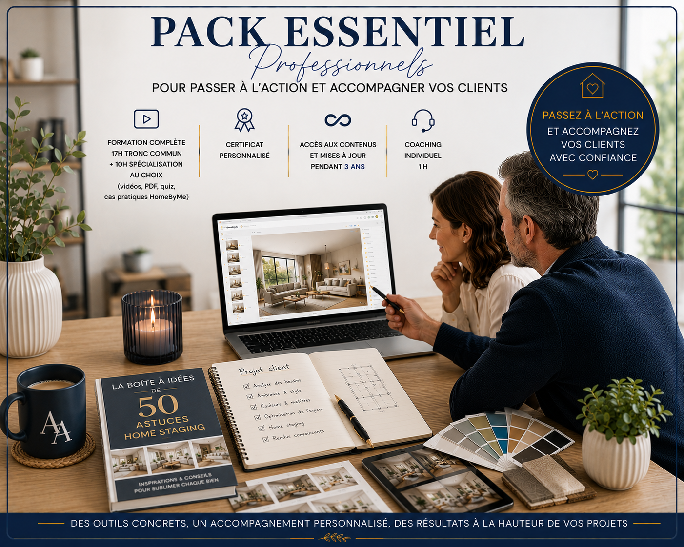 Pack Essentiel – Professionnels & futurs Home Stagers