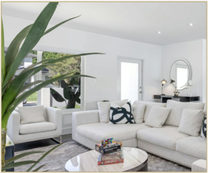 home staging ou décoration intérieure - salon neutre et épuré